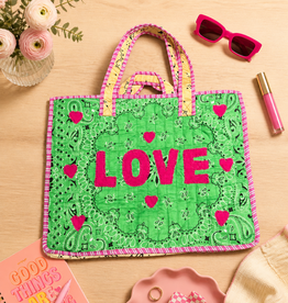 LOVE Quilted Tote