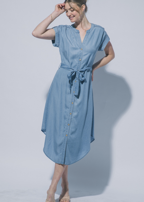 Love Tree Bttn Up Shirt Dress