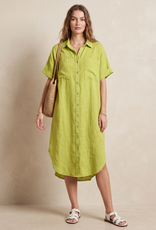 Lyrics Lyrics Linen long bttn shirt dress