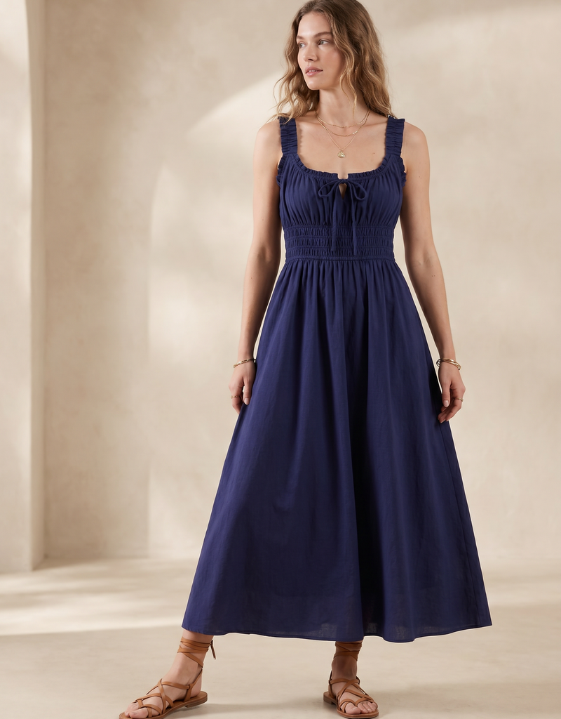 Blu Pepper Blu Pepper Smocked Dress