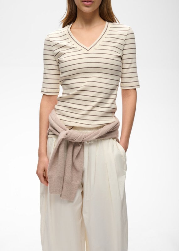InWear Dagna Striped V tee