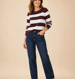Kaffe Lizza striped LS