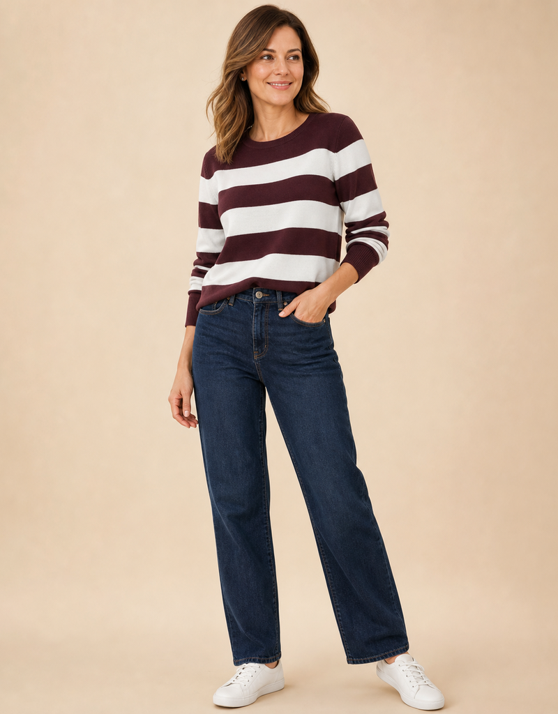 Kaffe Kaffe Lizza striped LS