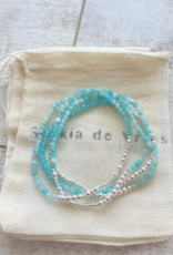 Saskia de Vries Saskia Morse Code Lake Huron Turquoise bracelet