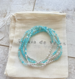 Saskia de Vries Morse Code Lake Huron Turquoise bracelet