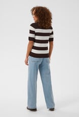 Kaffe Kaffe Lizza ss striped knit