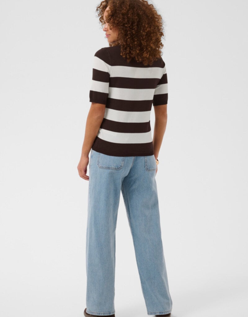 Kaffe Kaffe Lizza ss striped knit