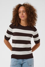 Kaffe Kaffe Lizza ss striped knit