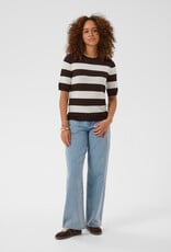 Kaffe Kaffe Lizza ss striped knit