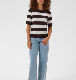 Kaffe Lizza ss striped knit
