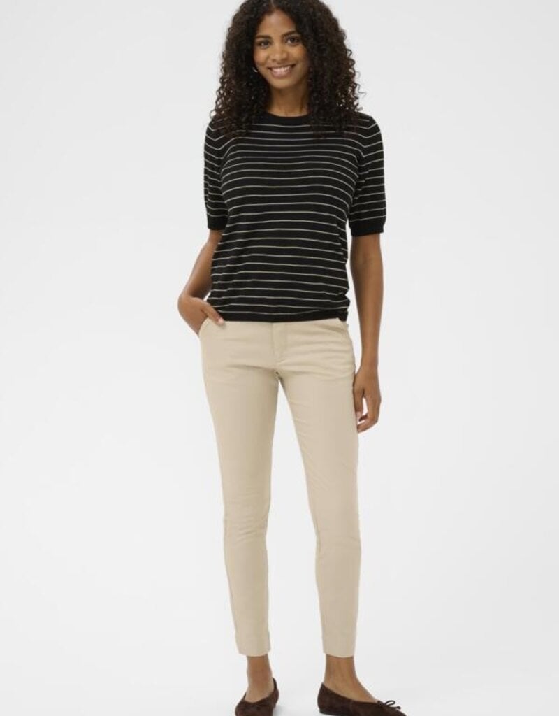 Kaffe Kaffe Lizza ss striped knit