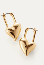 Jenny Bird Jenny Bird Padlock Heart earring