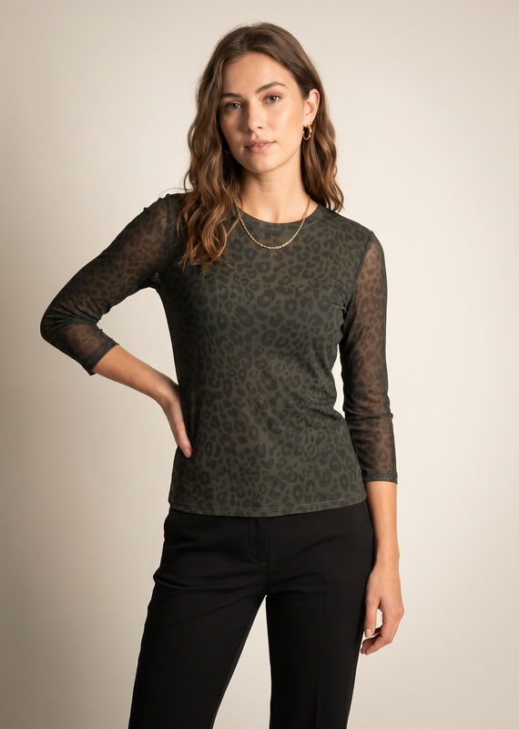 Sanctuary Mesh 3/4 Slv
