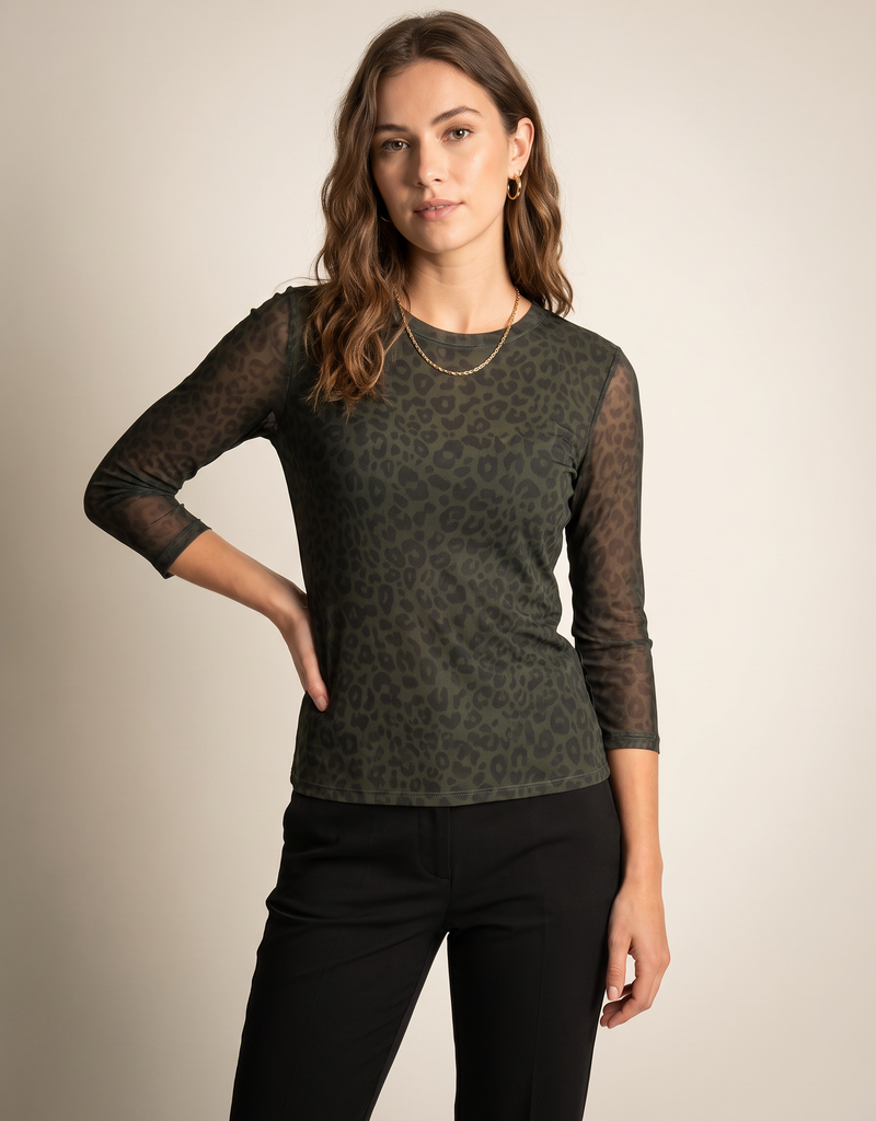 Sanctuary Sanctuary Mesh 3/4 Slv