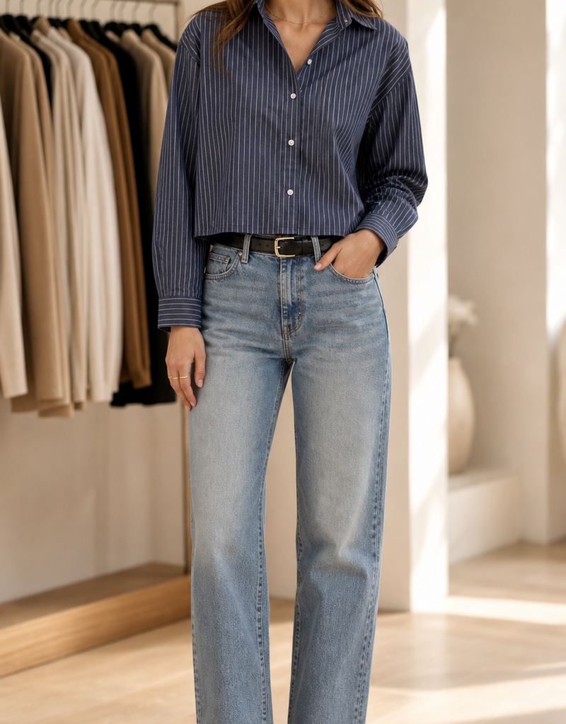 Patrick Assaraf Patrick LS Boxy Shirt