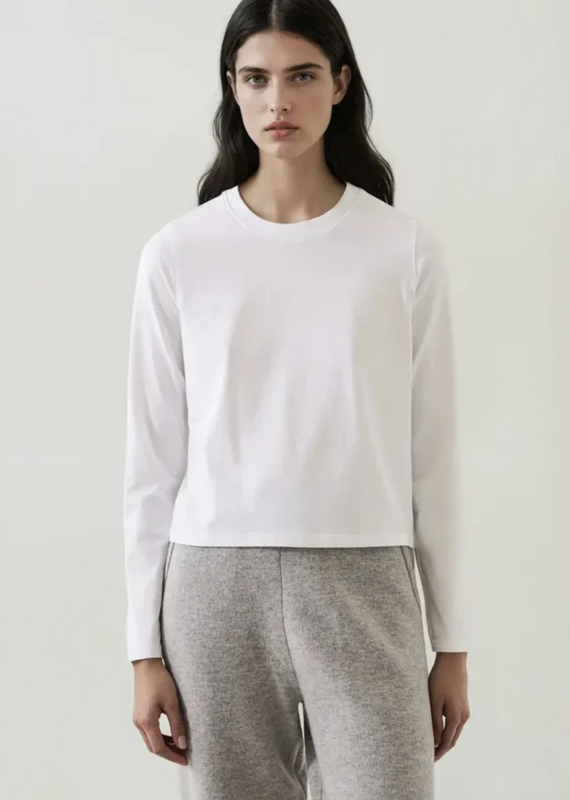 Patrick Assaraf LS Pima Baby tee
