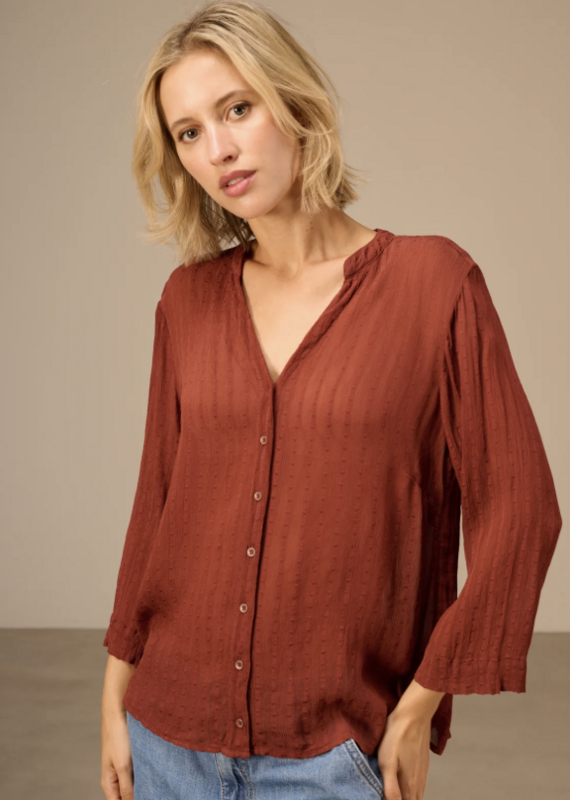 Nile Drop knit blouse