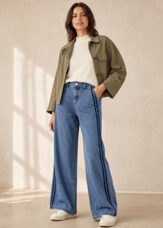 Yoga Jeans Lily Alpine Wide 31"
