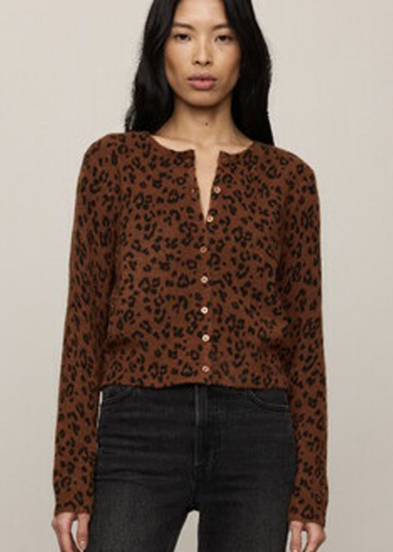 Z Supply Medina Leopard cardi