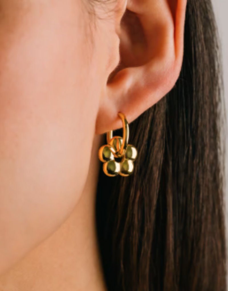 Lover's Tempo Lover's Tempo Daisy Charm Hoop