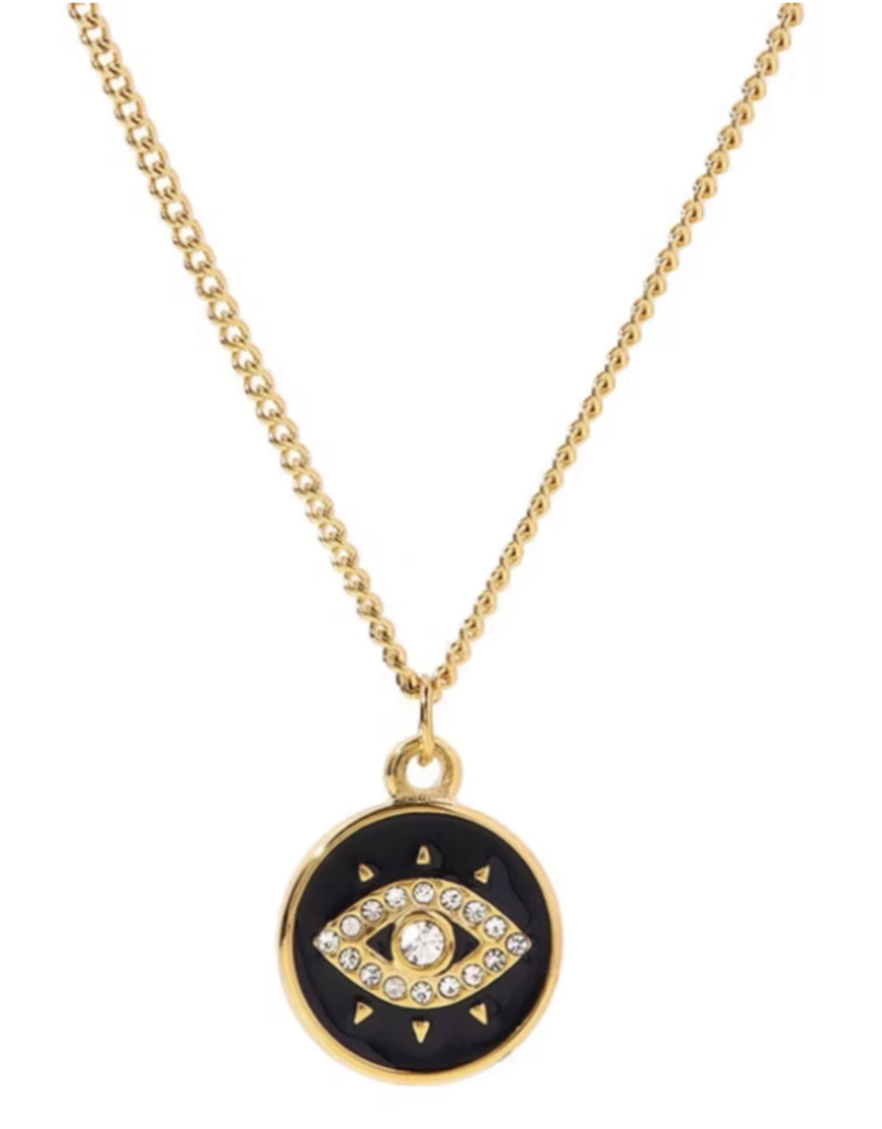 Alysha James Alysha James Black Enam Evil Eye