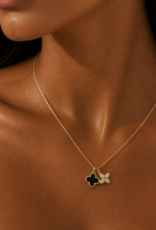 Alysha James Alysha James Black Clover & Flower charm