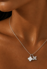 Alysha James Alysha James White Clover & Flower charm