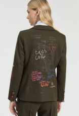 Vilagallo Vilagallo Helen graffiti blazer