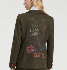 Vilagallo Helen graffiti blazer