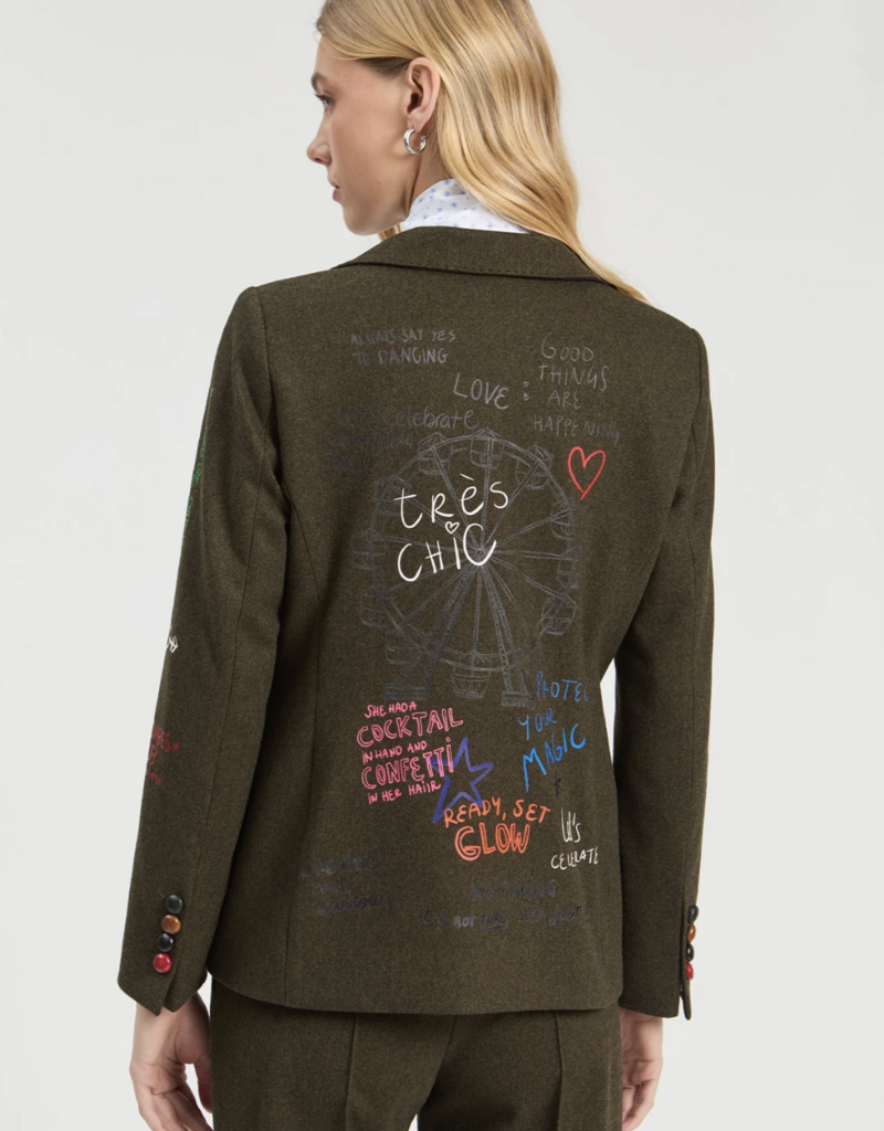 Vilagallo Vilagallo Helen graffiti blazer