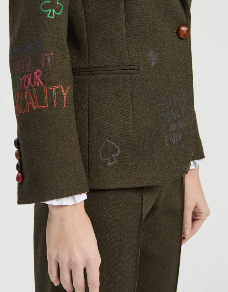 Vilagallo Vilagallo Helen graffiti blazer