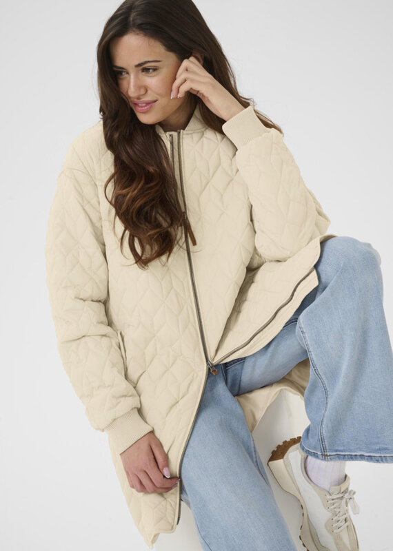 Kaffe Lelia long Quilted jkt