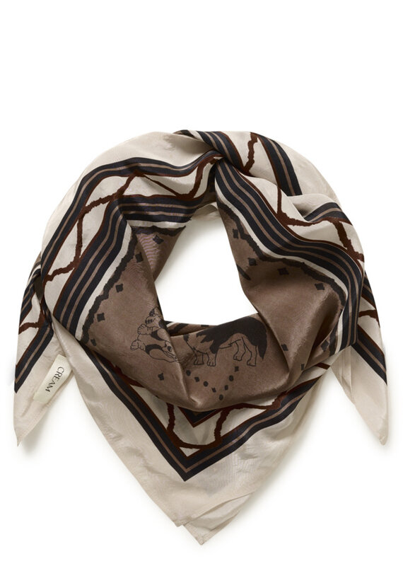 Cream Ashli scarf