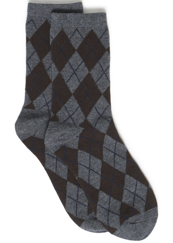 B. Young Valora argyle socks
