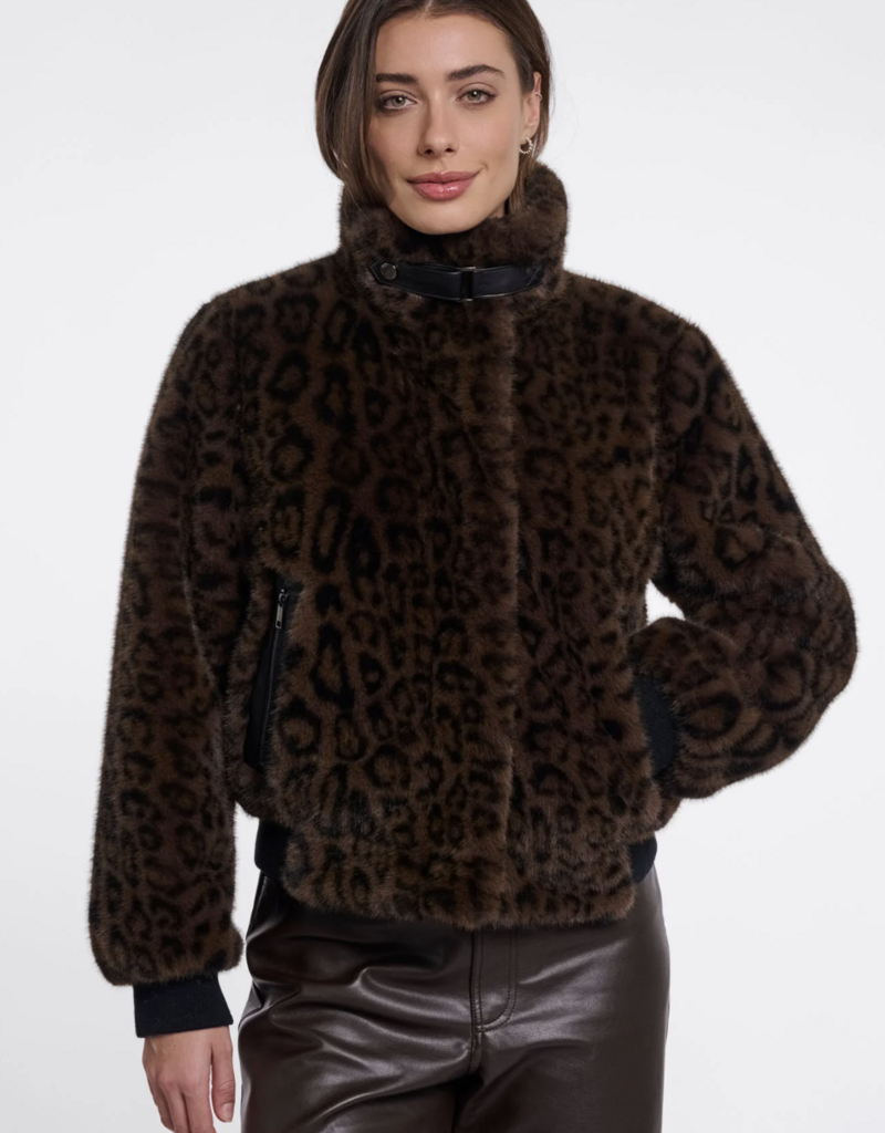 Rino & Pelle Rino Ambra Leopard jckt