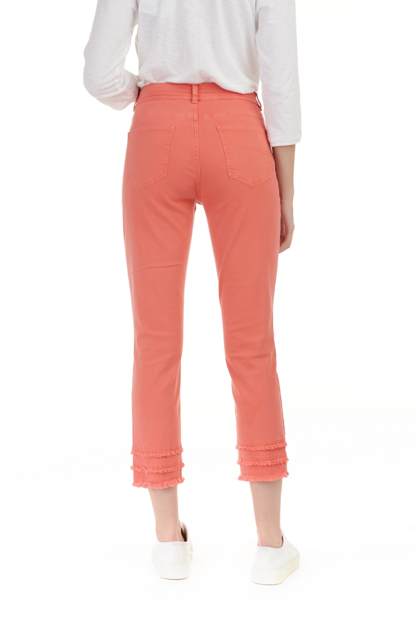 Dolcezza 21201 Crop Coloured Jeans