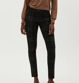 Up Pants Belfast Ponte Basic Slim Pants Plaid - 67356