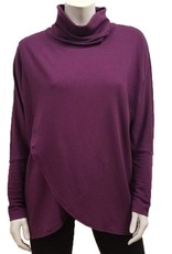 Gilmour Bamboo French Terry Crossover Turtleneck - BtT-1529