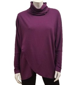 Gilmour Bamboo French Terry Crossover Turtleneck - BtT-1529