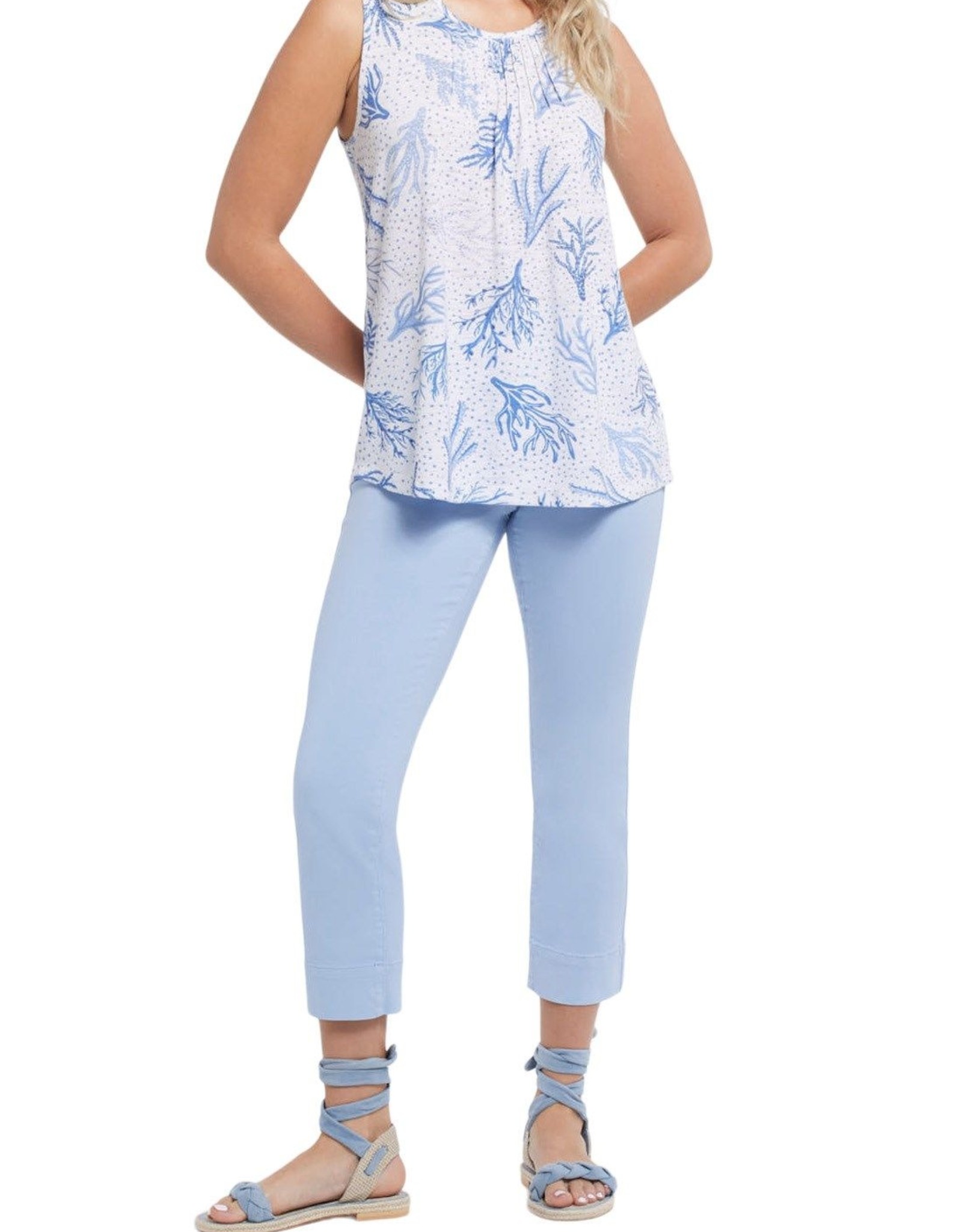 Pull On Kick Flare Capri