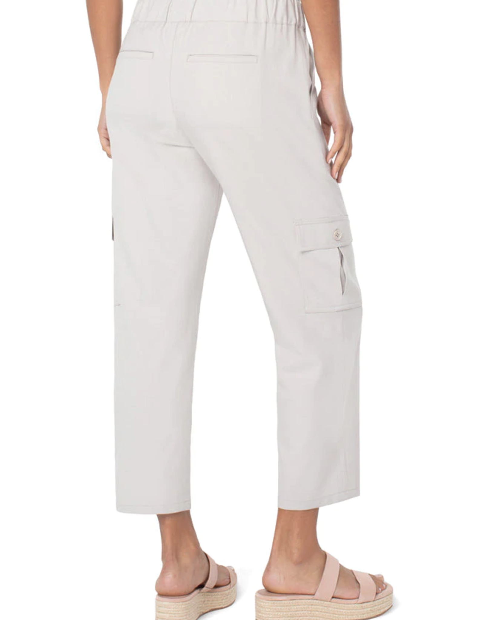 Liverpool Pull-on Cargo Crop Pant - LM7812