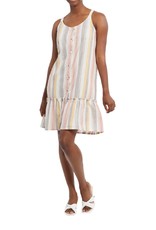Tribal Sleeveless Cotton-Linen Blend Dress - 48600