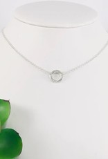 Shy Giraffe SG1367 Entwined Circles Sterling Silver Necklace