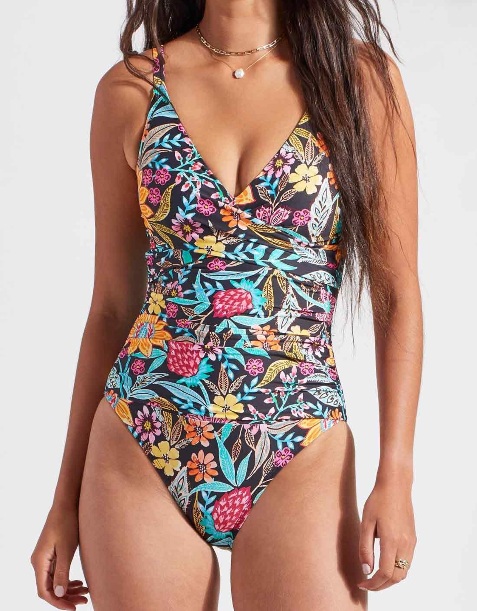 Tribal 1005XX Wrap Front One-Piece Swimsuit