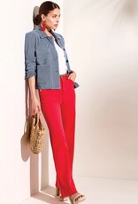 Tribal 17600 Fly Front Pants Poppy Red