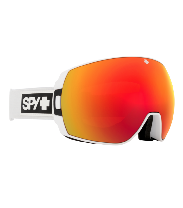 Spy SPY Legacy Matte White-HD Plus Bronze w/ Red Spectra Mirror HD Plus LL Yellow w/Green Spectra Mirror