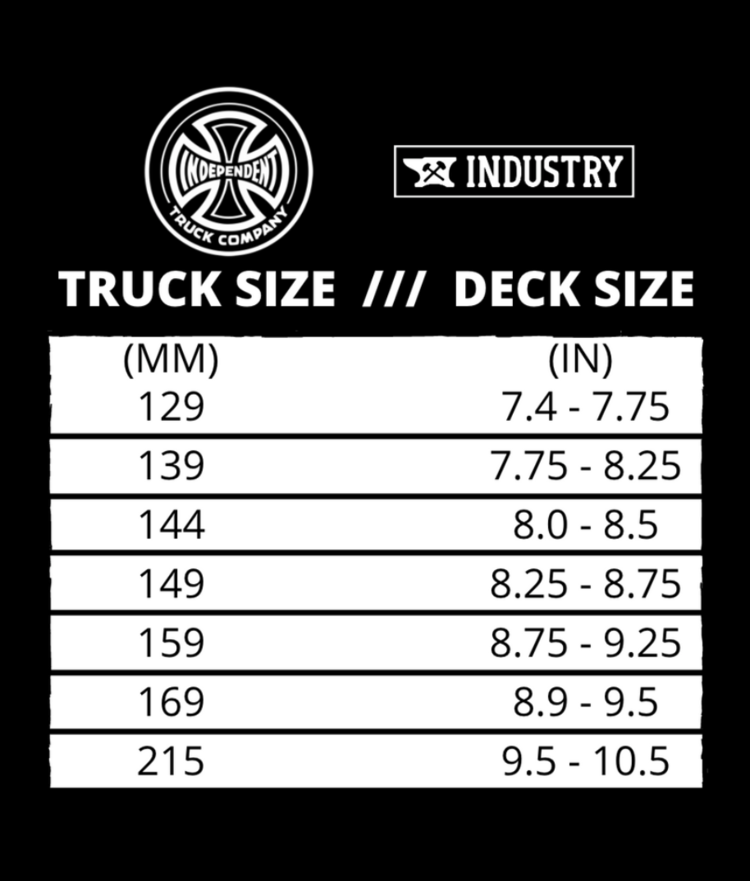 Independent INDEPENDENT STG11 HOLLOW SILVER TRUCKS