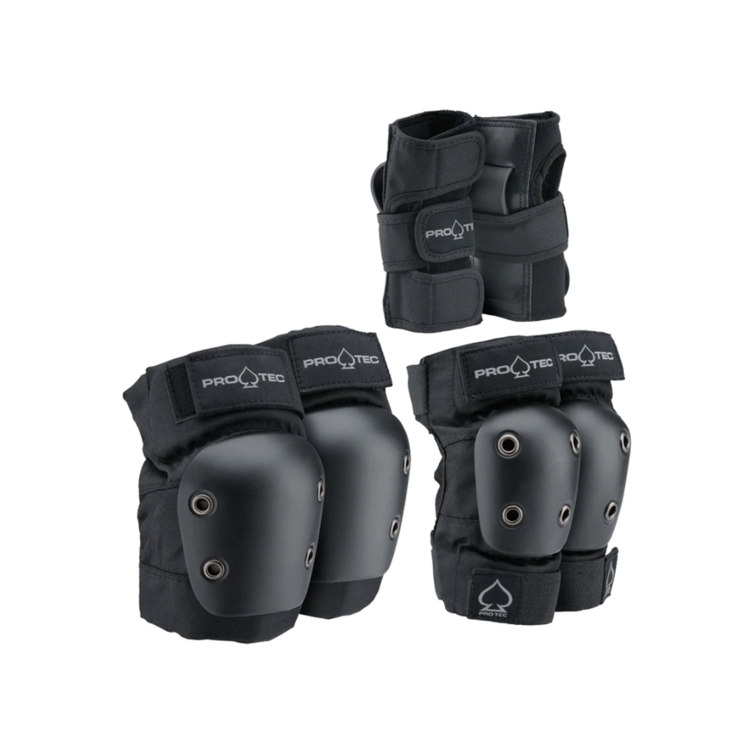 Pro-Tec PRO-TEC JR 3 PACK PAD SET BLACK