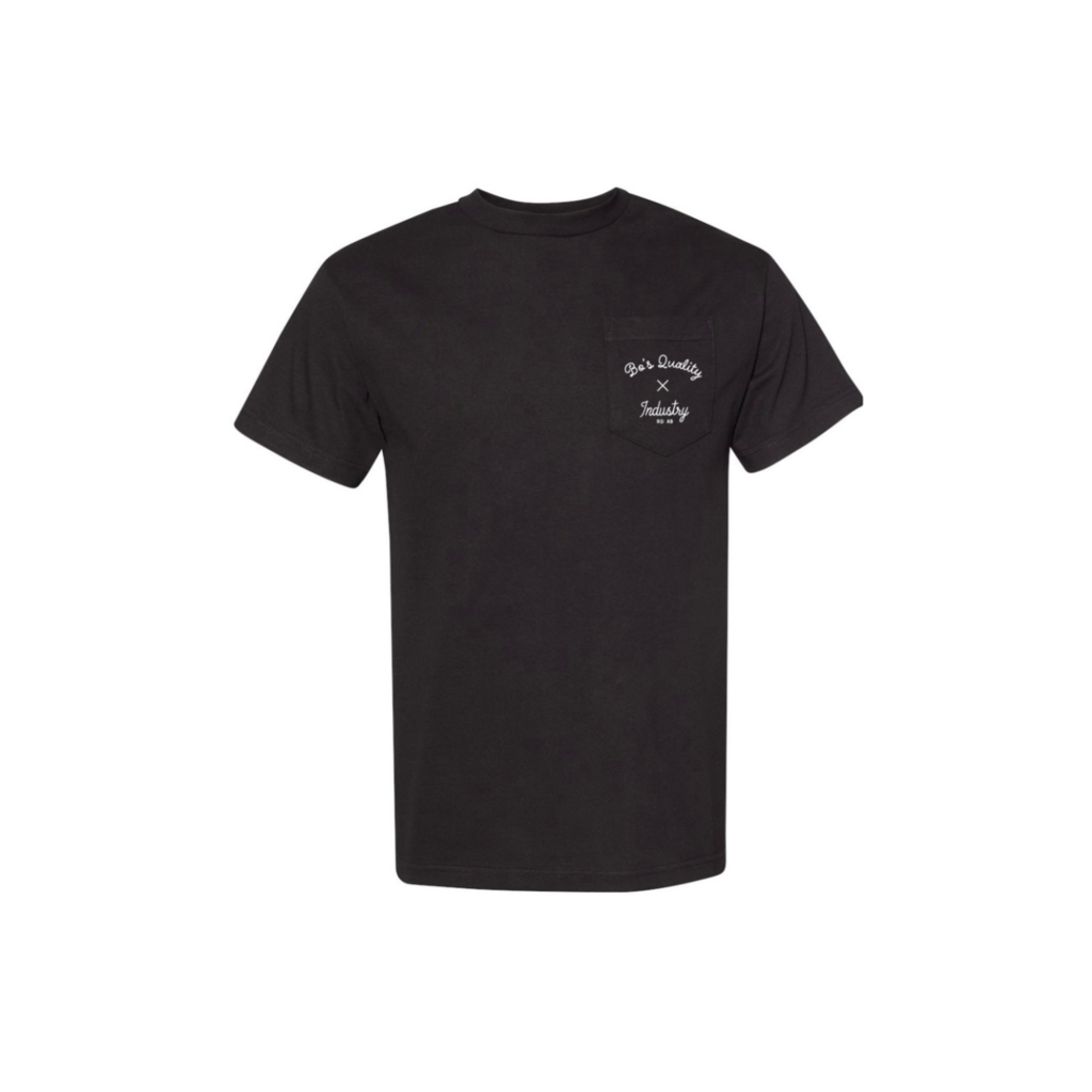 Industry INDUSTRY X BOS LIMITED EDITION COLLAB POCKET  TEE BLACK