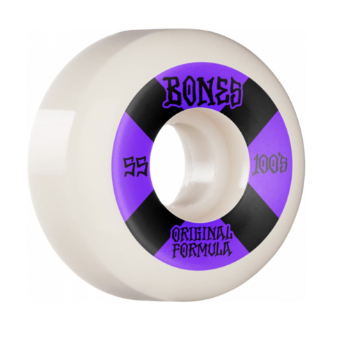 BONES BONES PRICE POINT WHEELS V5 SIDECUTS 100'S WHITE 55MM